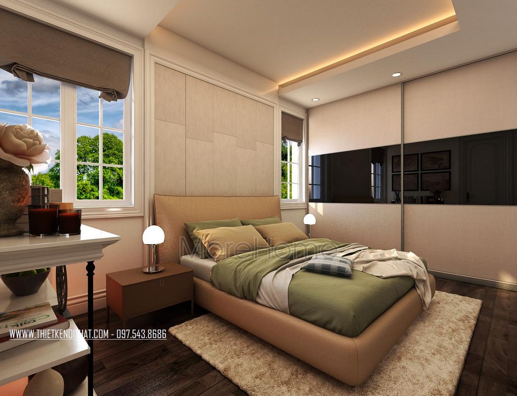 Thiết kế nội thất phòng tắm biệt thự Vinhomes Riverside Long Biên Hà Nội